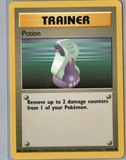 Potion 94/102 Common Base Set Unlimited Pokemon Lightly Played - Image 1