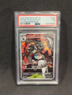 TCG Pokemon Houndoom Graded Cards, Destined Rivals And Shrouded Fable PSA - Image 2
