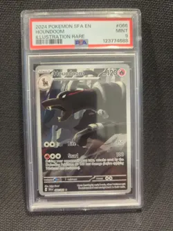 TCG Pokemon Houndoom Graded Cards, Destined Rivals And Shrouded Fable PSA - Image 3