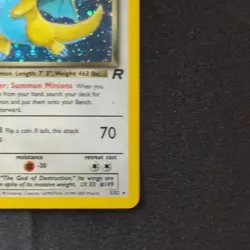 Dark Dragonite 5/82 1st Edition Holo Team Rocket WOTC Pokemon 2000 HP - Image 5