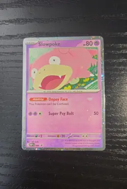 Pokemon TCG - Slowpoke Promo MEP 086 Pitch Black Checklane - NM - Image 1