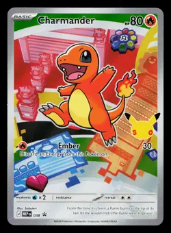 CHARMANDER 038 HOLO PROMO ME: MEGA EVOLUTION PROMO POKEMON NM - Image 1