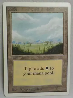 MAGIC THE GATHERING UNLIMITED PLAINS TREES MTG Trading Card #298 - Image 1