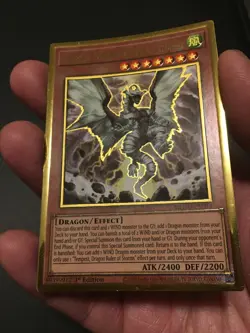 Yu-Gi-Oh MGED-EN011 Tempest, Dragon Ruler of Storms No Foil Misprint Error NM! - Image 3