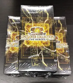 3 Box Yu-Gi-Oh OCG LIMIT OVER COLLECTION THE HEROES Box Japanese - Image 1