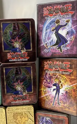 Yu-Gi-Oh! TCG Empty Tin & Accessories Bundle Mixed Eras Lot See Photos - Image 5