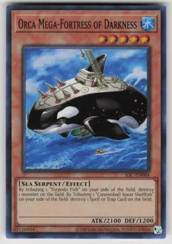 Orca Mega-Fortress of Darkness IOC-EN084 Yu-Gi-Oh Unlimited NM - Image 1