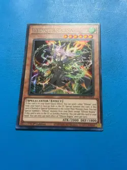 YUGIOH Secret Rare Elfnote Regina BLZD-EN014 1st Edition - Image 1