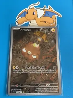 Pokemon TCG Stunfisk 202/191 Surging Sparks Illustration Rare Pack Fresh/NM - Image 1