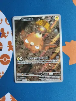 Pokemon Stunfisk 202/191 Scarlet Violet Surging Sparks Illustration Rare TCG - Image 1
