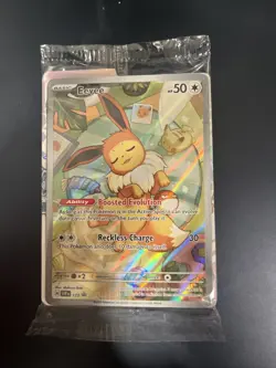 SEALED Eevee 173 Prismatic Evolutions Promo Card, with 4 card dividers! - Image 1