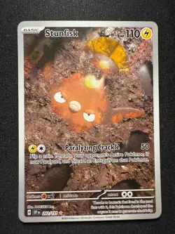 Pokemon TCG Stunfisk 202/191 – Surging Sparks – Illustration Rare – Near Mint - Image 2