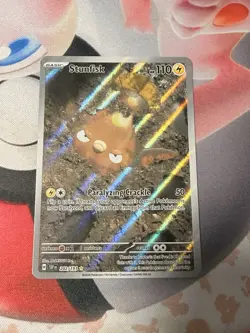 Stunfisk - 202/191 - Surging Sparks - Illustration Rare - NM - Pokemon TCG Card - Image 1