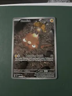 Pokemon TCG Stunfisk 202/191 Surging Sparks Illustration Rare- Nm Condition - Image 1
