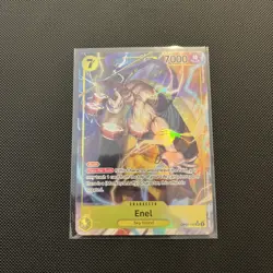 One Piece Card Game, OP05-100 Enel Alternate Art, SR English Version - Image 1