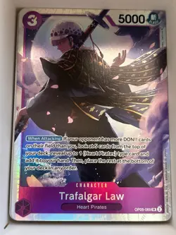 OP05-069 Trafalgar Law English SR One Piece TCG Card Game - Image 1
