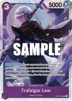 OP05-069 Trafalgar Law English SR One Piece TCG Card Game - Image 2
