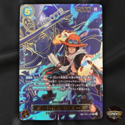 Portgas D. Ace SP Alt Art EB02-028 R Carrying on His Will ONE PIECE Japanese NM - Image 1