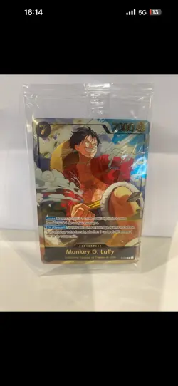 CARTE ONE PIECE - PROMO P-075 MONKEY D. LUFFY JAPAN EXPO 2026 PROMO GOLD FOIL FR - Image 1