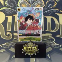 One Piece Card Game TCG Monkey.D.Luffy OP07-109 SR 500 Years PRINT ERROR CARD - Image 1