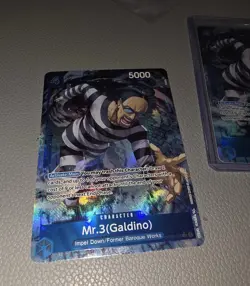 One Piece The Time of Battle Mr.3(Galdino) Alt Art OP16-056 english boosterfresh - Image 2