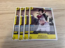 OP14-107 Playset 4 x Shakuyaku English UC One Piece TCG Card Game - Image 1