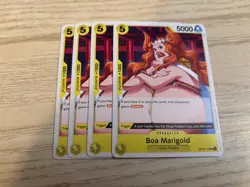 OP16-113 Playset 4 x Boa Marigold English UC One Piece TCG Card Game - Image 1