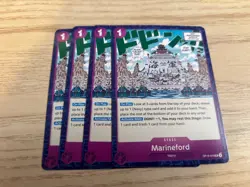 OP16-078 Playset 4 x Marineford English UC One Piece TCG Card Game - Image 1