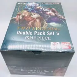 Display 8x One Piece Double Pack Set DP-05 OP-08 ENG BANDAI CARD GAME - Image 1