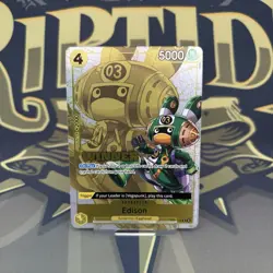 One Piece TCG Edison OP07-100 C Winner Promo Stamp - Image 2