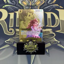 One Piece TCG Charlotte Pudding OP03-112 R Winner Promo Stamp - Image 1