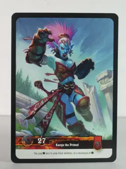 Kanga the Primal - War of the Elements 14/220 - World of Warcraft TCG ucommon - Image 1