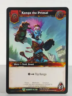 Kanga the Primal - War of the Elements 14/220 - World of Warcraft TCG ucommon - Image 3