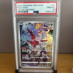 PSA 10 Gem Mint JPN Latias AR s12a VStar Universe 195/172 Pokemon - Image 1