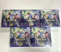 Disney Lorcana Vines Attack! Booster Box 5 Boxes Set Sealed Japanese Takara Tomy - Image 3