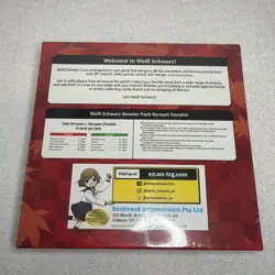 1st Edition Factory Sealed Weiss Schwarz RUROUNI KENSHIN 12-Pack Booster Box ENG - Image 2