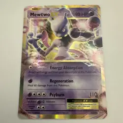 Mewtwo EX 52/108 NM Evolutions EX Rare Holo Pokemon - Image 1