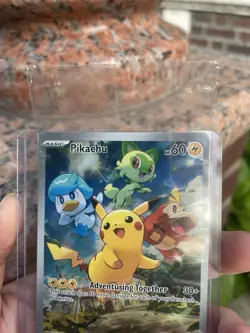 Pikachu - 027 (Pokemon Center Exclusive) 027 Sv: Scarlet & Violet Promo Cards... - Image 3