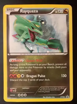 Pokemon Basic Rayquaza XY64 Oversized/Jumbo Black Star Promo Card - Image 1