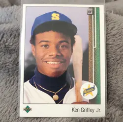 Upper Deck 1989 Star Rookie #1 Ken Griffey Jr Rookie RC Mariners Baseball - Image 1