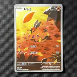 Tepig 096/086 Illustration Rare - S&V White Flare - NM - Image 1