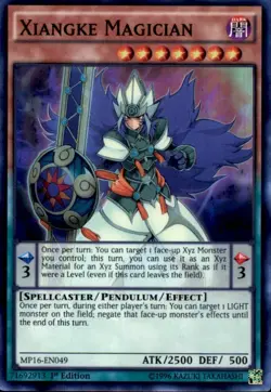 Xiangke Magician - MP16-EN049 - Super Rare - 1st Edition Near Mint Yugioh Card - Image 1