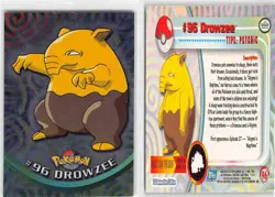 Drowzee #96 - Topps Chrome Trading Cards Series 2 Pokemon MP - Image 3