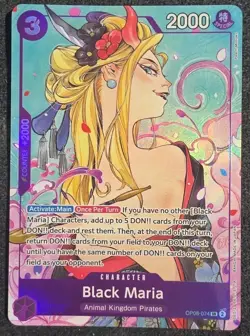 Black Maria (Illustration Box Vol.2) OP08-074 One Piece Promotion Cards Foil - Image 1