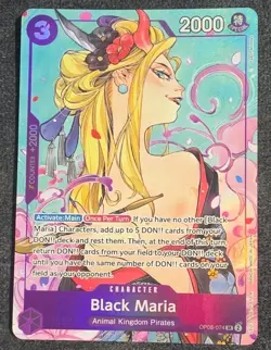 Black Maria (Illustration Box Vol.2) OP08-074 One Piece Promotion Cards Foil - Image 3