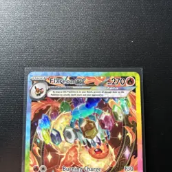 Flareon Ex 146/131 Prismatic Evolutions Special Illustration Rare Pokemon 2025 - Image 2