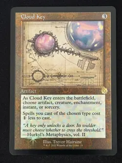 1x MTG Cloud Key (Schematic, Foil) - The Brothers' War (BRR) #75 - Magic - Image 1