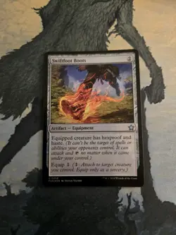 MTG FDN Swiftfoot Boots Foil NM - Image 1