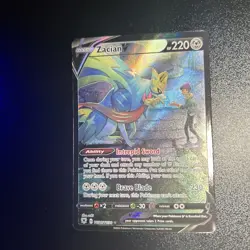 Pokemon TCG Zacian v TG21/TG30 NM Sword&Shield Astral Radiance Card 2022 - Image 1