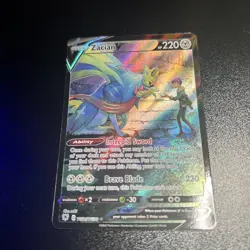 Pokemon TCG Zacian v TG21/TG30 NM Sword&Shield Astral Radiance Card 2022 - Image 3